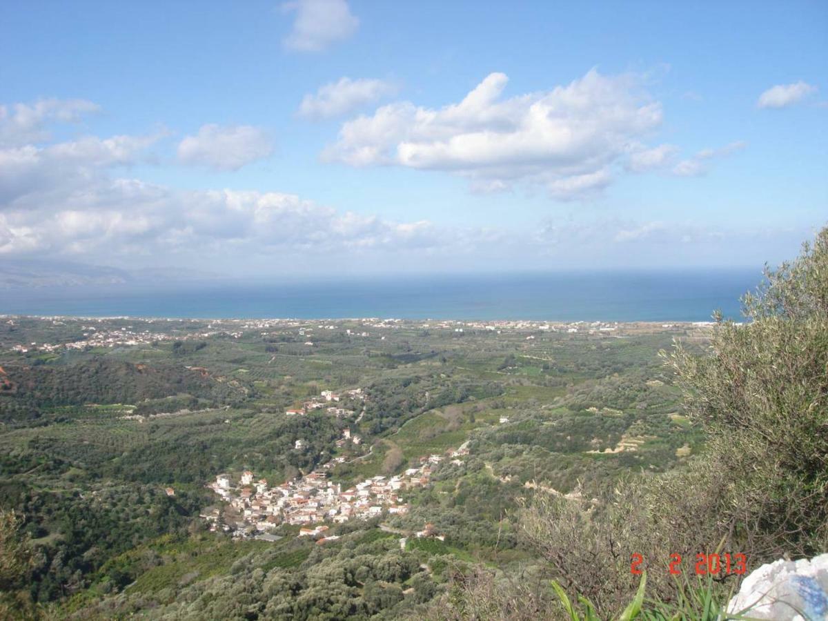 House With Sea View Close To Platanias Vrísai المظهر الخارجي الصورة