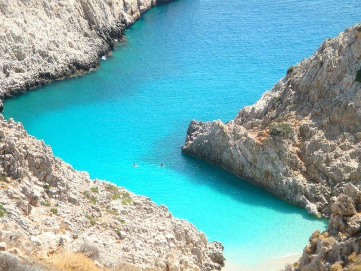 House With Sea View Close To Platanias Vrísai المظهر الخارجي الصورة